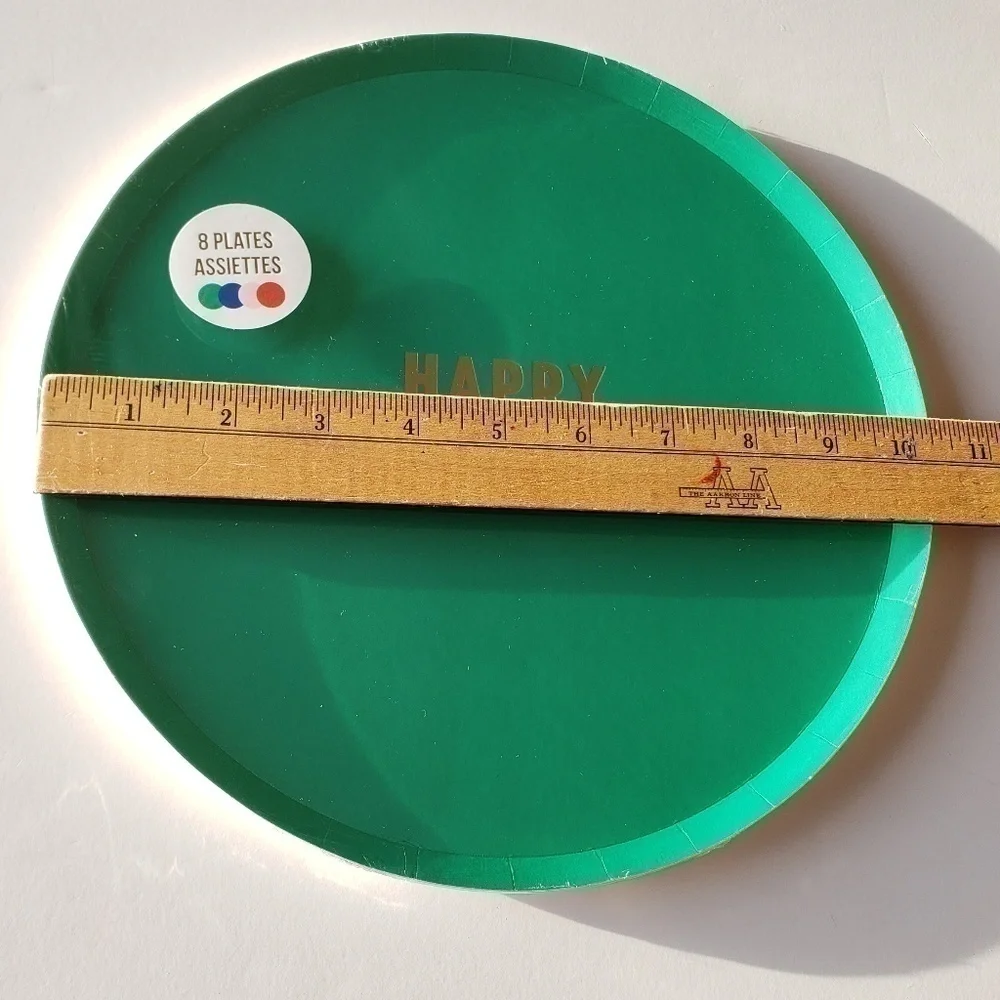 NWT - Meri Meri Round Happy Birthday Plates (set of 16) 10